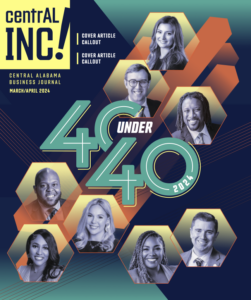 central inc 2024 40 under 40 cover